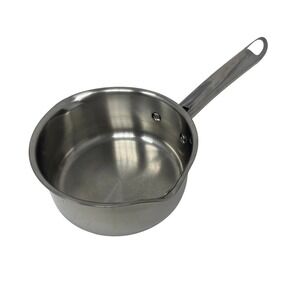 WearEver Saucepan 1.5 Quart Silver Good Stainless Steel Dual Pour Spout